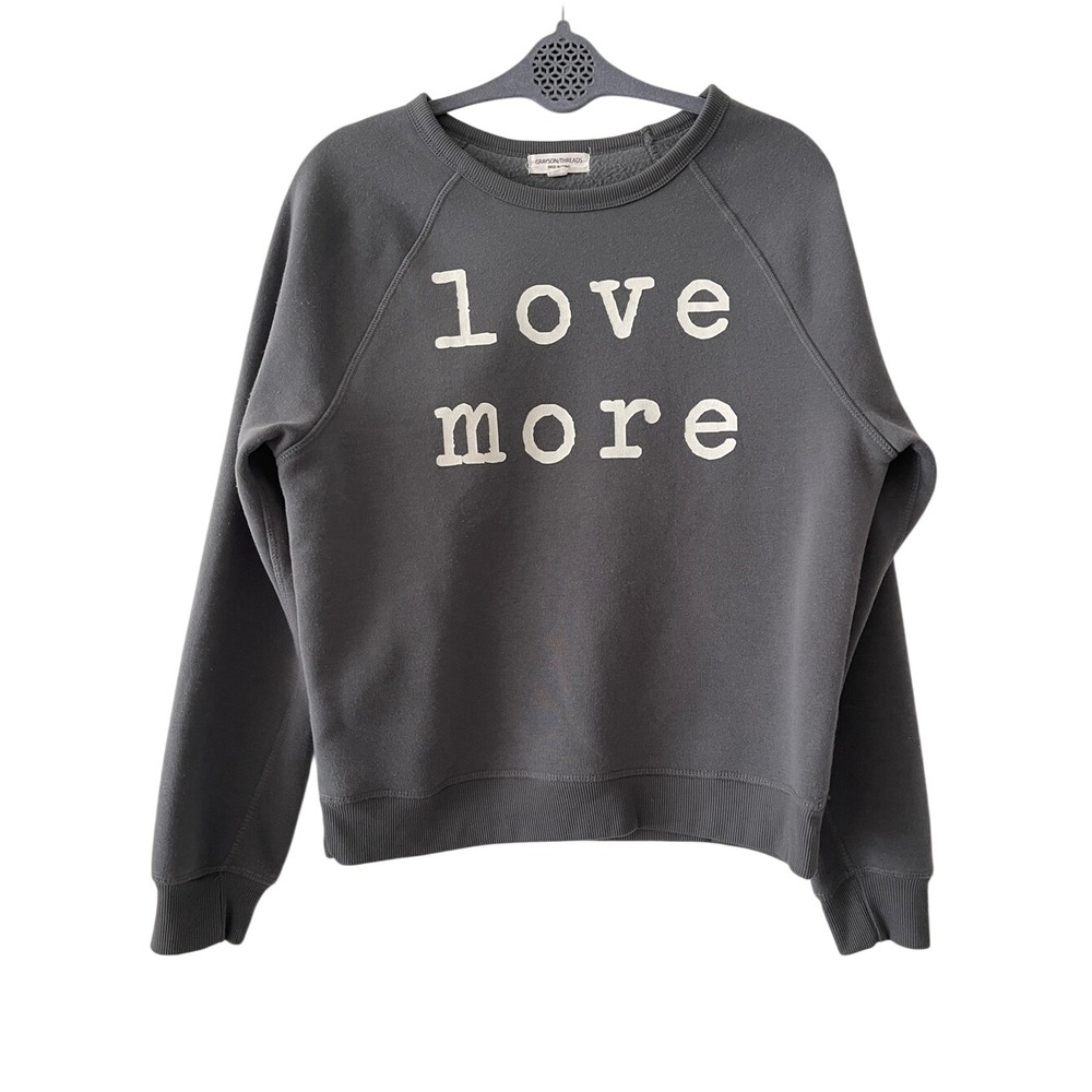 Grayson Threads "love more" Crew Sweatshirt XS